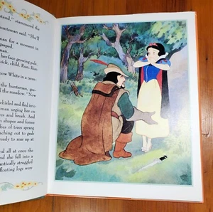 Dustjacket Full Color 8x10" Plates Walt Disneys Snow White and the Seven Dwarfs - Picture 1 of 8