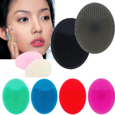 Soft Face Scrubber Soft Silicone Facial Cleansing Brush Face Exfoliator Scrub⊥ - Image 1 of 4