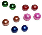 Bouton perle de qualité AA 11-12 mm en rouge, vert, rose, bleu, marron