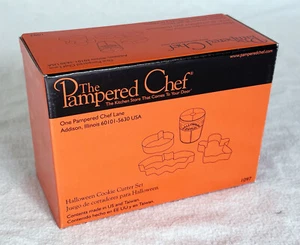 Pampered Chef Halloween Cookie Cutter Set #1097 NEW - Picture 1 of 2