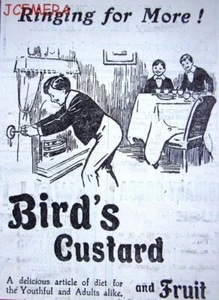 Original Antique 'BIRD'S' Custard Advert - Small 1907 Print Ad - Picture 1 of 1