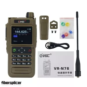 VR-N76 Walkie Talkie UV Doble Banda IP67 Radio Exterior Bluetooth Posicionamiento GPS - Imagen 1 de 8