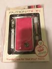 1 Pc Fashion Nation Pink Faux Leather Protective Case for iPod Nano 2nd Gen