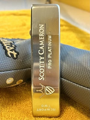 2001 Scotty Cameron Pro Platinum Newport 2 Putter 35" w/ Ping Grip & Scotty HC - Image 1 of 4