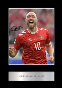 Christian Eriksen Man Utd Football Limited Edition Memorabilia Print Art Gift - Bild 1 von 36