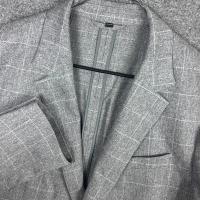 Bonobos Blazer Mens 46R Athletic Windowpane Unconstructed Wool Cashmere Stretch - Image 1 of 4
