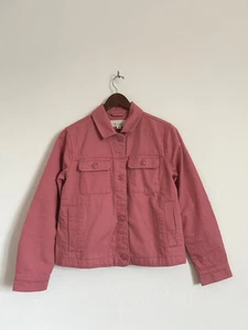Seasalt Ballade Jacke Gr. 10 rosa Bio Baumwolle Denim Taschen Langarm sehr guter Zustand - Bild 1 von 8