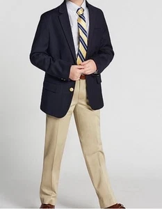 Boy’s Class Club Gold Label Navy Blue Suit Jacket Gold Metal Buttons 12 - Picture 1 of 13