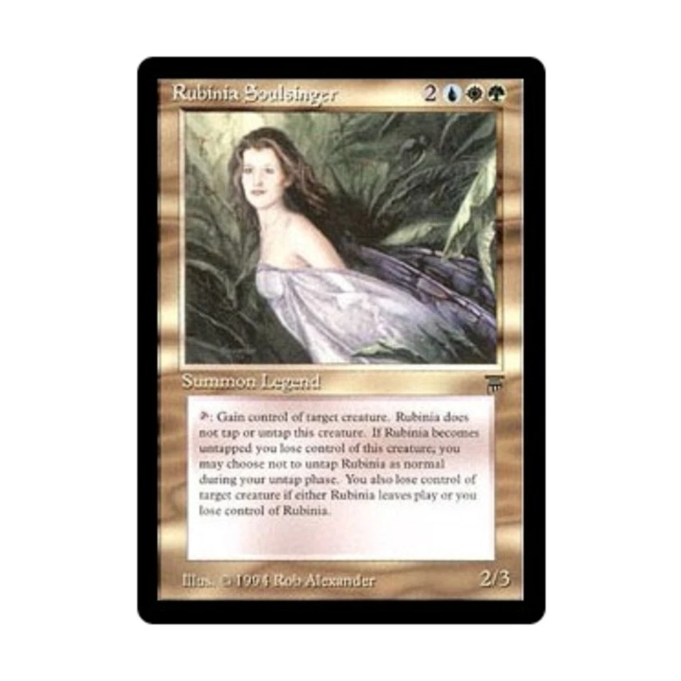 WOTC MtG Legends Rubinia Soulsinger (R) VG - Image 1 of 1