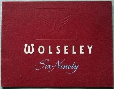 WOLSELEY Six-Ninety Car Sales Brochure Feb 1958 #H.5797 - Image 1 of 4