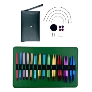 DIY Knitting Tool Aluminum Interchangeable Knitting Needle Knitting Starter Kits - Bild 1 von 8