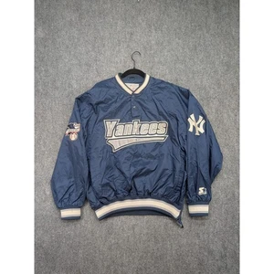 Vintage Starter New York Yankees MLB Pullover Jacket Coat Mens Large 90s Y2K - Picture 1 of 11