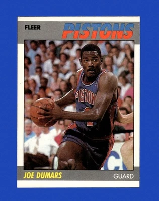 1987 - 88 Fleer 套装 - Break # 31 Joe Dumars EX-EXMINT * GMCARDS* — 第 1/2 张图片