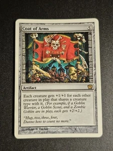 Coat of Arms 9th Edition Good Shape Artifact Rare MAGIC MTG CARD - Picture 1 of 2