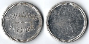 Merchandise Premium Blank Trade Token 21.1mm Anillo Restrike? - Picture 1 of 4