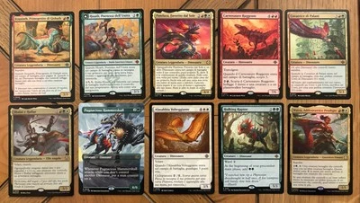 Mazzo COMMANDER - DINOSAURI 🦕 ROSSO/VERDE/BIANCO🟢🔴⚪️ - magic the gathering - Immagine 1 di 4