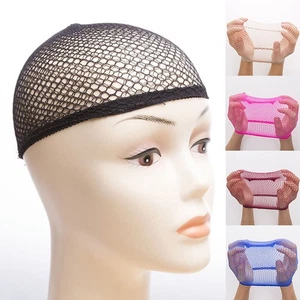 2pcs ELASTIC, STRETCHABLE, BREATHABLE, MESH NUDE WIG CAP HAIR NET FISHNET CAP - Picture 1 of 18