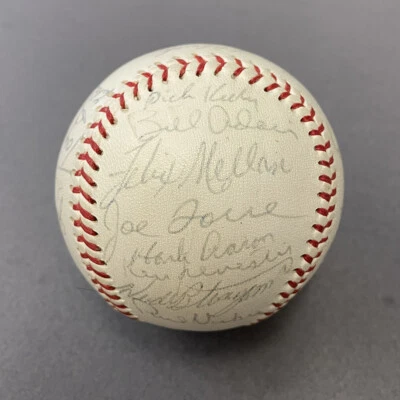1967 Atlanta Braves Team Signed Baseball • Torre & P Niekro, etc with JSA LOA - Image 1 of 4