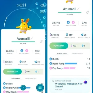 Shiny Azumarill | pokemon exchange options | Pokemon Trade Go✨ - Picture 1 of 2