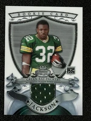 2007 Bowman Sterling #BSRR-BJ Brandon Jackson Jersey RC Rookie Green Bay Packers - Image 1 of 2