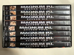 Tom Selleck Magnum P.I. Seasons 1-8 DVD Slipcase Missing Disc 4 Season 2 - Picture 1 of 2