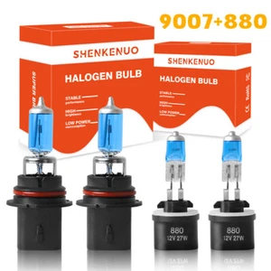 For Ford Windstar 1995-2003 4pc Halogen Headlight Hi/Lo Fog Lights Bulbs Combo - Picture 1 of 14