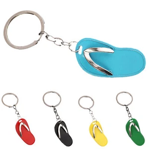 Mini Flip-flops Slipper Pendant Keychain Key Ring Bag Charm Funny Keychain - Picture 1 of 15