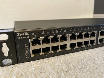 Zyxel GS-2200-48 Managed Gigabit 48-Ports Switch with Rack Brackets - Image 1 of 4