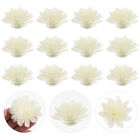 100 Pcs White Pe Aromatherapy Flowers House Accessories for Home Bathroom Decor