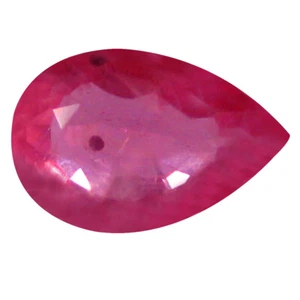 Piedra genuina zafiro rojo rosado con forma de pera fabulosa de 0,60 quilates (7 x 4 mm) - Imagen 1 de 1
