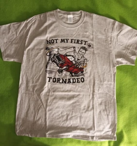 "Not My First Tornadeo" TWISTERS 2024 official promo T-shirt (XL) - Picture 1 of 2