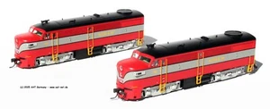 Broadway Ltd. H0 #276 - ALCo FA-1+FA-1 Green Bay & Western #501, #502, NEU & OVP - Picture 1 of 8
