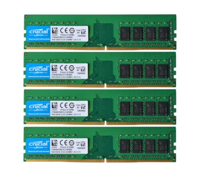 Für Crucial CT2K8G4DFS8213 Kit 4 stck 8GB DDR4 2133T PC4-17000mhz 288pin 1,2V *F - Bild 1 von 4