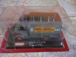 PEUGEOT DMA Baché Ferrailleur SHELL Moto IXO Garage Moderne  1/43 en blister - Picture 1 of 2