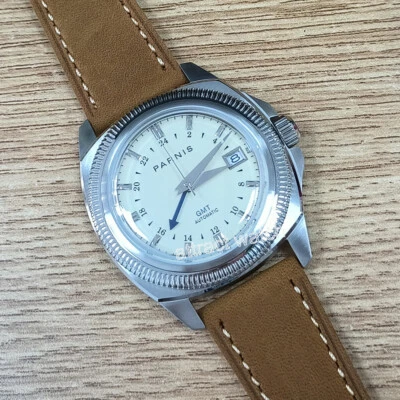 2024 Parnis 41mm Sapphire Crystal SeikoNH35 Automatic Mechanical Men Watch - Image 1 of 4