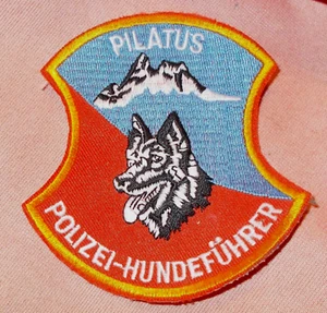 Polizei Hund Police Dog K9 BGS Abzeichen Pilatus Schweiz - Bild 1 von 1