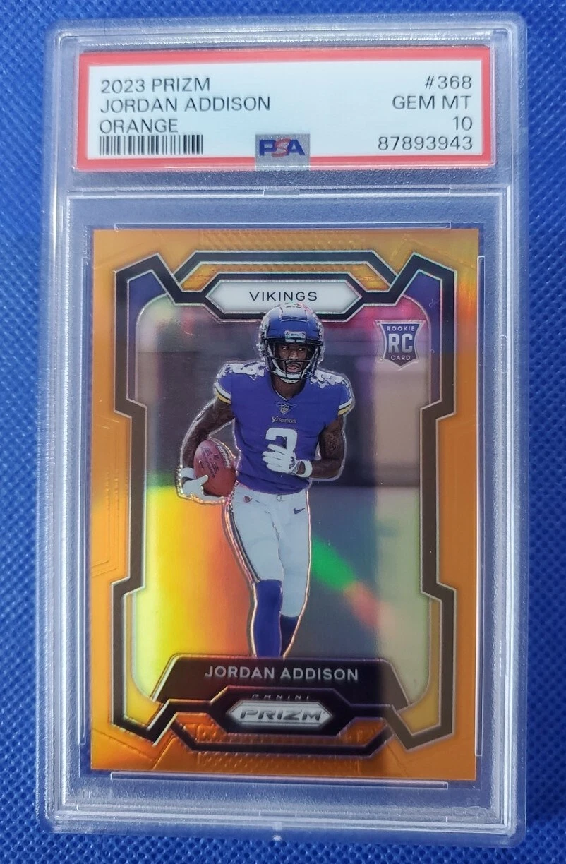 Jordan Addison 2023 Prizm #368 Orange /249 Price Guide - Sports Card ...