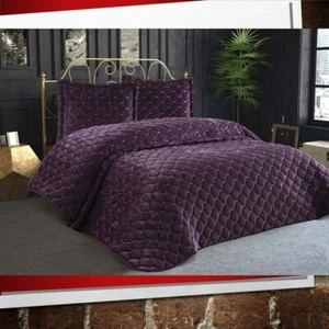 2022 Velvet Filled Double Dowry Bedspread Plaid Bedspread Quilt - Bild 1 von 18