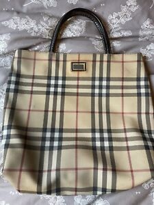 burberry handbag/tote bag/vintage