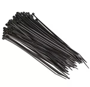 10000 Pack PCS 4" Black Cable Wire Tie 18 Lbs Strength Zip Nylon ties US UL !!! - Picture 1 of 9