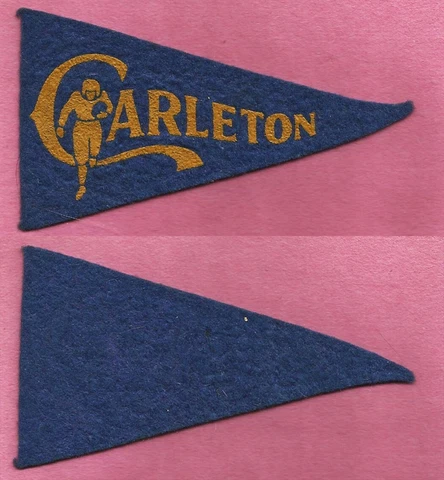 VINTAGE Carleton College Knights Football Pennant! WOW! Cover