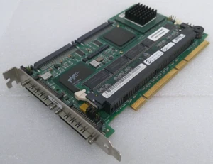 DELL 09M914 PERC 3/DC Dual Channel Ultra-160 SCSI PCI RAID Controller W/ MEMORY - Picture 1 of 11