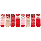  8 Pairs Miss Christmas Stockings Silk for Women Kids Warm Socks