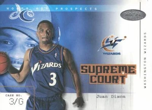 2002-03 Hoops Hot Prospects #12 SC Juan Dixon Supreme Court - Picture 1 of 2