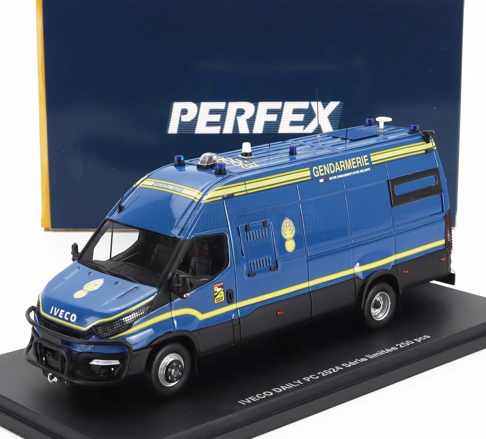 1/43 PERFEX - IVECO FIAT - DAILY VAN LONG GENDARMERIE PC POLICE 2024 PE750 - Immagine 1 di 1
