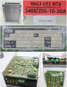 ABB Drehzahlregelgerät 05-RC-21-C-E - 1 Stück - Picture 1 of 7