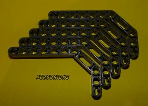 Lego Technic 5 Liftarme doppelt gebogen #32009 alt-dunkelgrau (Beispielfoto) - Bild 1 von 1