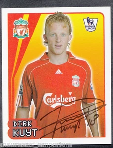 Merlin Football- 2008 Premier League Sticker No 319 - Dirk Kuyt - Liverpool - Picture 1 of 1