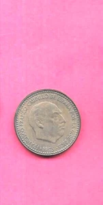 SPAIN SPANISH KM775 1947(1961) OLD VINTAGE ANTIQUE VF-VERY FINE-NICE PESETA COIN - Picture 1 of 1