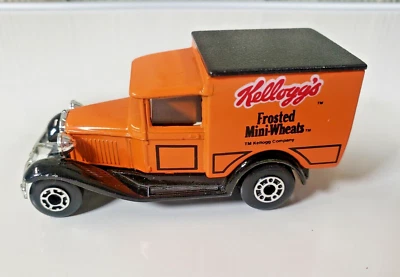 MATCHBOX 1/64 Diecast Orange Ford Model A Kellogg’s Frosted Mini-Wheats 1979 Vtg - Image 1 of 4